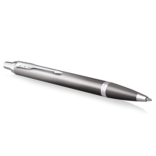 Parker IM Writing Rituals Kugelschreiber, graues Gehäuse mit Farbverlauf, Chrom-Zierteile, mittlere Spitze, blaue Tinte, Geschenkbox Parker IM Writing Rituals Kugelschreiber, graues Gehäuse mit Farbverlauf, Chrom-Zierteile, mittlere Spitze, blaue Tinte, Geschenkbox von PARKER