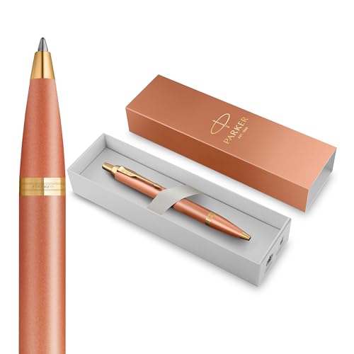 Parker IM Writing Rituals Kugelschreiber | Gehäuse in lebhaftem Orange mit Farbverlauf und goldenen Zierteilen | Medium-Spitze | blaue Tinte | Geschenkbox Parker IM Writing Rituals Kugelschreiber | Gehäuse in lebhaftem Orange mit Farbverlauf und goldenen Zierteilen | Medium-Spitze | blaue Tinte | Geschenkbox von PARKER