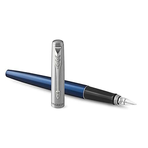 Parker Jotter Füller | Royal Blue | Füllfederhalter mit mittlerer Feder | blaue Tinte | Geschenkbox Parker Jotter Füller | Royal Blue | Füllfederhalter mit mittlerer Feder | blaue Tinte | Geschenkbox von PARKER