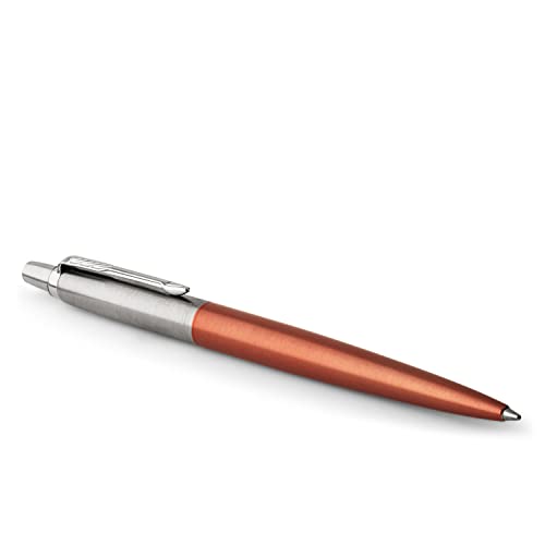 Parker Jotter Kugelschreiber | Chelsea Orange | Mittlere Spitze | Blau | Geschenkbox von PARKER