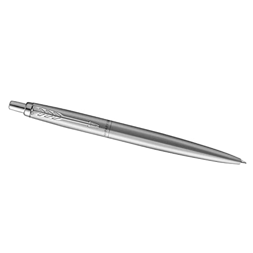 Parker Jotter XL Kugelschreiber | Monochrome Edelstahl | mittlere Stiftspitze | blaue Tinte | Geschenkbox von PARKER