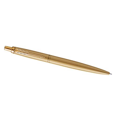 Parker Jotter XL Kugelschreiber | Monochrome Mattgold | mittlere Stiftspitze | blaue Tinte | Geschenkbox von PARKER