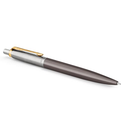 PARKER Jotter XL Kugelschreiber | grau lackiert mit goldenen Zierteilen | mittlere Spitze | Nachfüllpackung blaue Tinte | Geschenkbox | perfekte Geschenke zum Schulabschluss PARKER Jotter XL Kugelschreiber | grau lackiert mit goldenen Zierteilen | mittlere Spitze | Nachfüllpackung blaue Tinte | Geschenkbox | perfekte Geschenke zum Schulabschluss von PARKER