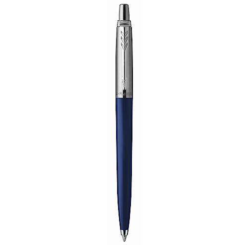 Parker Kugelschreiber Jotter, navy, M, Edelstahl, Schreibfarbe: blau, 2123427 von PARKER