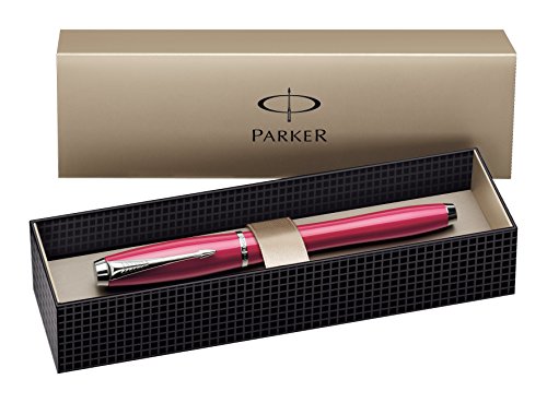 Parker S0850710 Füllfederhalter Urban Cool magenta C.C, Strichbreite F, schreibfarbe blau von PARKER