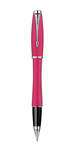 Parker S0850800 Urban-Füllfederhalter (Cool magenta mit Chromverzierungen, mittlere Spitze) von PARKER