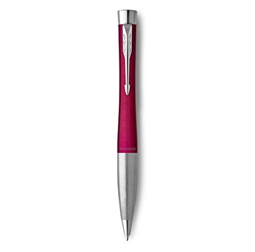 Parker Urban Twist-Kugelschreiber | Magenta mit Chrom-Zierteilen | mit Nachfüllpatrone mit blauer Tinte | Geschenkbox Parker Urban Twist-Kugelschreiber | Magenta mit Chrom-Zierteilen | mit Nachfüllpatrone mit blauer Tinte | Geschenkbox von PARKER