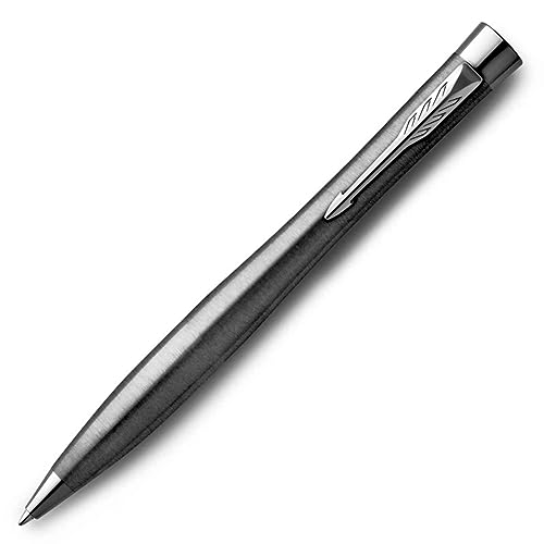 Parker Urban Twist-Kugelschreiber | Metro Metallic mit Chrom-Zierteilen | mit Nachfüllpatrone mit blauer Tinte | Geschenkbox Parker Urban Twist-Kugelschreiber | Metro Metallic mit Chrom-Zierteilen | mit Nachfüllpatrone mit blauer Tinte | Geschenkbox von PARKER