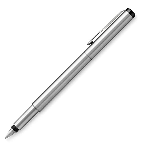 Parker Vector Füller | Edelstahl | Füllfederhalter Mittlere Spitze | Blaue Tinte | Geschenkbox Parker Vector Füller | Edelstahl | Füllfederhalter Mittlere Spitze | Blaue Tinte | Geschenkbox von PARKER