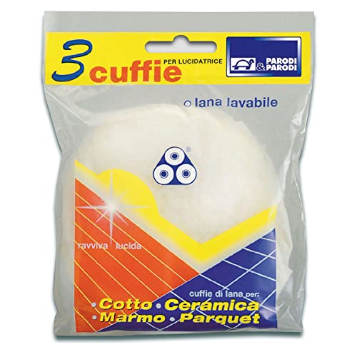 3 Kopfhörer Polieren, Set von 3 Stück Kopfhörer Wolle für Poliermaschine, Kopfhörer für Poliermaschine in Wolle Acryl mit Gummizug, Kopfhörer für alle Polieren, Kopfhörer Polieren aus Wolle für Böden 3 Kopfhörer Polieren, Set von 3 Stück Kopfhörer Wolle für Poliermaschine, Kopfhörer für Poliermaschine in Wolle Acryl mit Gummizug, Kopfhörer für alle Polieren, Kopfhörer Polieren aus Wolle für Böden von PARODI & PARODI