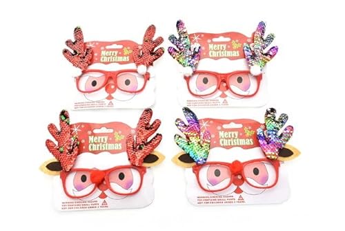PARTENOPE Brille Geweihig Rentier 33432793, Siehe Foto, Einheitsgröße PARTENOPE Brille Geweihig Rentier 33432793, Siehe Foto, Einheitsgröße von PARTENOPE