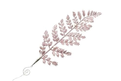 PARTENOPE Glitter Rosa Blatt 35 cm 31882617, Siehe Foto, Einheitsgröße von PARTENOPE
