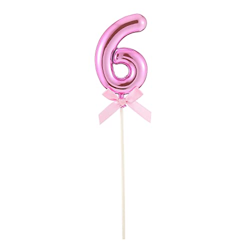 NEU Kuchen/Cake-Topper Mini Ziffer am Stab, 9 cm, Zahl 6, pink, Stab ca. 15cm NEU Kuchen/Cake-Topper Mini Ziffer am Stab, 9 cm, Zahl 6, pink, Stab ca. 15cm von PARTY DISCOUNT