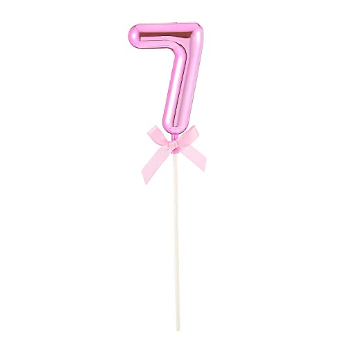 NEU Kuchen/Cake-Topper Mini Ziffer am Stab, 9 cm, Zahl 7, pink, Stab ca. 15cm NEU Kuchen/Cake-Topper Mini Ziffer am Stab, 9 cm, Zahl 7, pink, Stab ca. 15cm von PARTY DISCOUNT