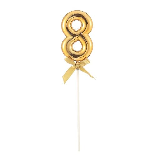 PARTY DISCOUNT NEU Kuchen/Cake-Topper Mini Ziffer am Stab, 9 cm, Zahl 8, Gold, Stab ca. 15cm PARTY DISCOUNT NEU Kuchen/Cake-Topper Mini Ziffer am Stab, 9 cm, Zahl 8, Gold, Stab ca. 15cm von PARTY DISCOUNT