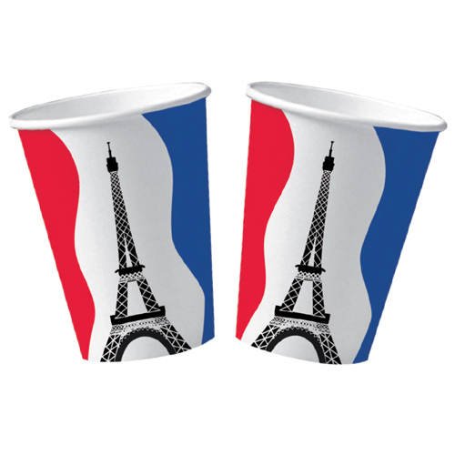 PARTY DISCOUNT Becher Frankreich 10 Stk. 0,2 ltr. von PARTY DISCOUNT