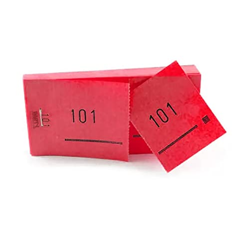 PARTY DISCOUNT Doppelnummern- Block 1000 Abrisse Nr 01-1000 rot von PARTY DISCOUNT