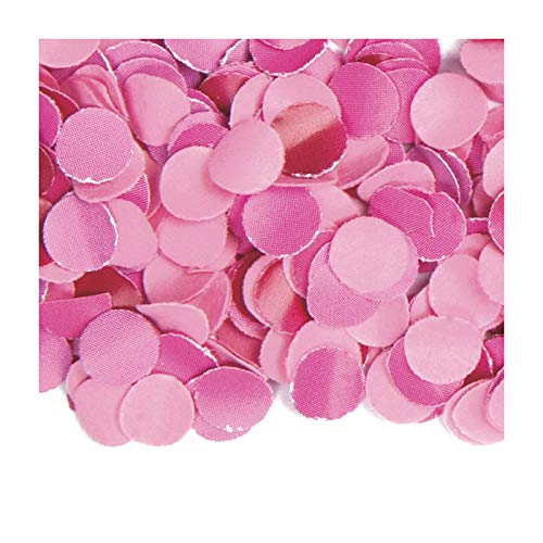 PARTY DISCOUNT Konfetti rosa aus Papier, 100 g von PARTY DISCOUNT