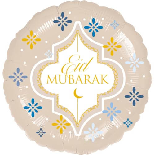 PARTY DISCOUNT NEU Eid Mubarak Folienballon rund, ca. 43cm von PARTY DISCOUNT