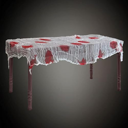 NEU Halloween Blutiger Mullstoff als Deko, Tischdecke & Co., 180 x 80cm NEU Halloween Blutiger Mullstoff als Deko, Tischdecke & Co., 180 x 80cm von PARTY DISCOUNT