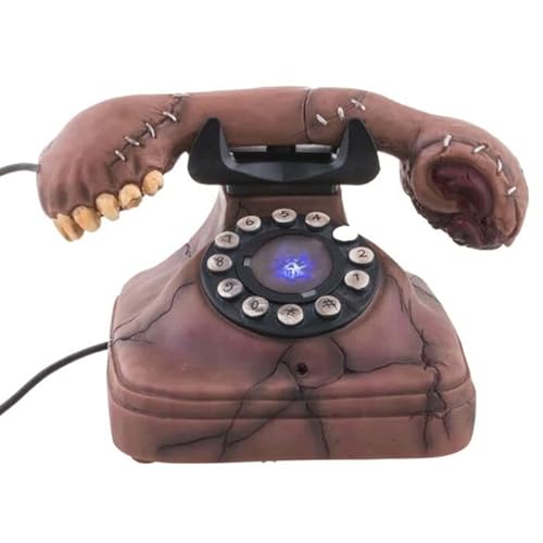 PARTY DISCOUNT NEU Halloween Horror-Telefon, Originalgröße, mit Licht und Sound von PARTY DISCOUNT