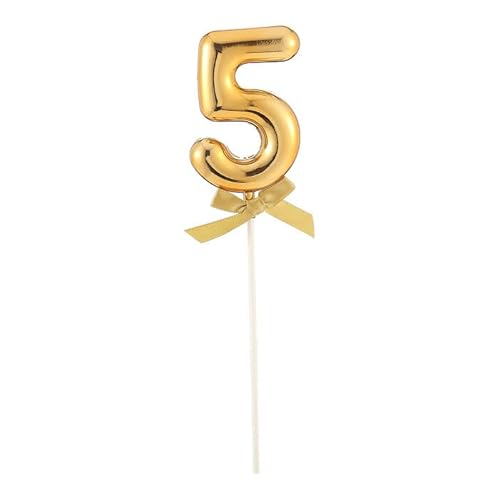 PARTY DISCOUNT NEU Kuchen/Cake-Topper Mini Ziffer am Stab, 9 cm, Zahl 5, Gold, Stab ca. 15cm PARTY DISCOUNT NEU Kuchen/Cake-Topper Mini Ziffer am Stab, 9 cm, Zahl 5, Gold, Stab ca. 15cm von PARTY DISCOUNT