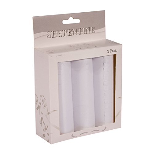 Party Discount NEU Luftschlangen, 3erPack,Weiss von PARTY DISCOUNT