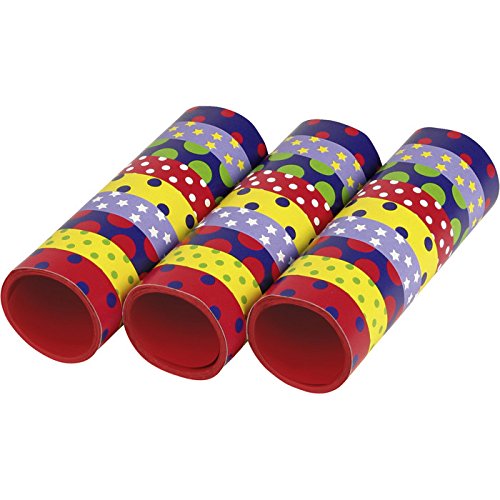 Party Discount NEU Luftschlangen Bunte Punkte, 3 Rollen von Party Discount