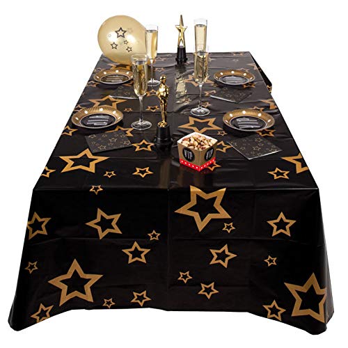 PARTY DISCOUNT Tischdecke VIP mit Sternen, 130 x 180 cm von PARTY DISCOUNT
