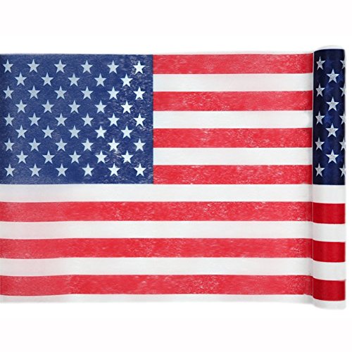 PARTY DISCOUNT Tischläufer USA, 30cm x 5m von PARTY DISCOUNT