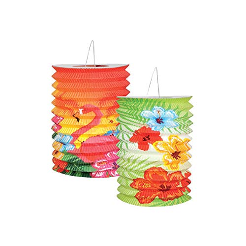 PARTY DISCOUNT Zuglaterne Hawaii aus Papier, Ø 16 cm, 2 Stück PARTY DISCOUNT Zuglaterne Hawaii aus Papier, Ø 16 cm, 2 Stück von PARTY DISCOUNT