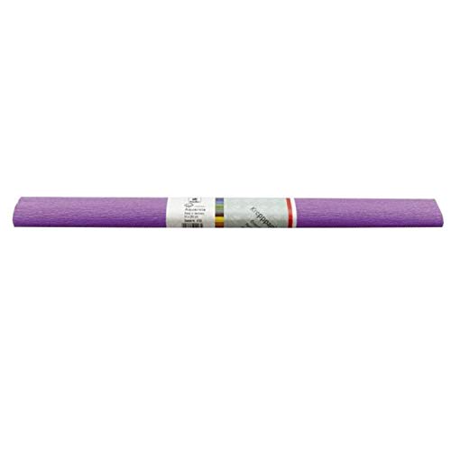 PARTY DISCOUNT wasserfestes Krepppapier | 250x50 cm | Feinkrepp Maibaum Dekoration Farbecht (Aubergine, 1 Rolle) von PARTY DISCOUNT