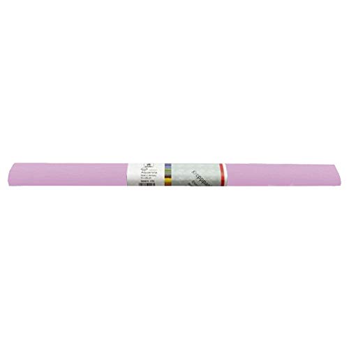 PARTY DISCOUNT wasserfestes Krepppapier | 250x50 cm | Feinkrepp Maibaum Dekoration Farbecht (Hell Pink, 1 Rolle) von PARTY DISCOUNT
