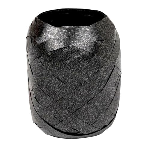Party Discount Geschenkband, Polyband, 5mm Breite, 20m, schwarz, Schleifenband für Präsente, Deko, Basteln von PARTY DISCOUNT
