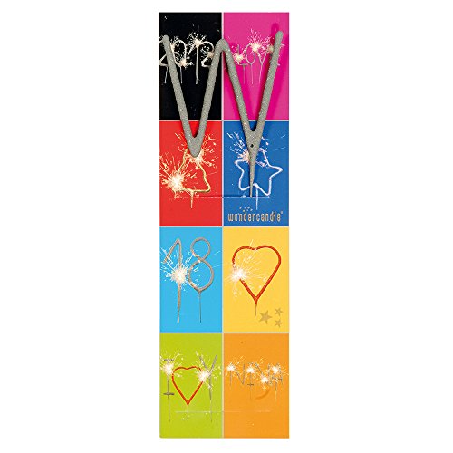 Wunderkerze - Wondercandle W, ca. 6,5cm von PARTY DISCOUNT