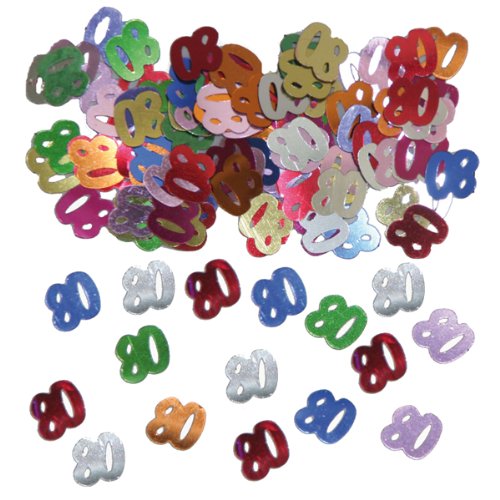 Zahlenkonfetti Ziffern | Zahl 80 | Streuteile 14g Bunte Tischdeko Partydeko Geburtstag Jubiläum Hochzeit Silvester Tischkonfetti Zahlenkonfetti Ziffern | Zahl 80 | Streuteile 14g Bunte Tischdeko Partydeko Geburtstag Jubiläum Hochzeit Silvester Tischkonfetti von PARTY DISCOUNT