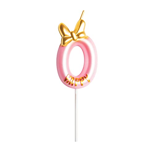 Geburtstagskerzen Krone Niedliche Rosa Mädchen Geburtstag Zahlen 0 mit Krone 7cm Geburtstagskerzen Krone Niedliche Rosa Mädchen Geburtstag Zahlen 0 mit Krone 7cm von PARTY GO