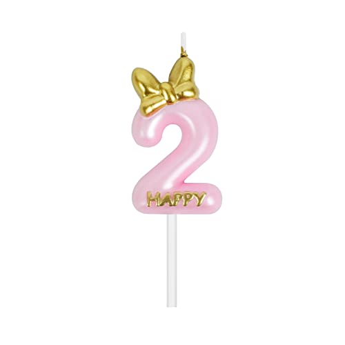 Geburtstagskerzen Rosa Mädchen große Kerzen Geburtstag Zahlen 2 Geburtstagskerzen Rosa Mädchen große Kerzen Geburtstag Zahlen 2 von PARTY GO