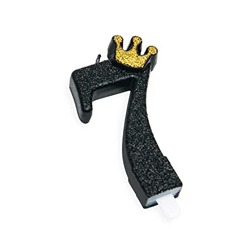 Geburtstagskerzen schwarz Zahl 7 Kerzen für Geburtstag besondere Cake Topper 9cm Geburtstagskerzen schwarz Zahl 7 Kerzen für Geburtstag besondere Cake Topper 9cm von PARTY GO
