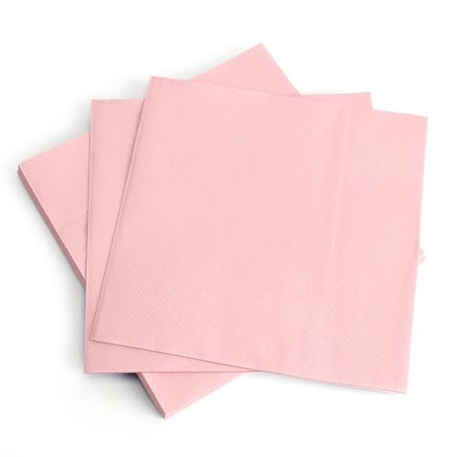 PARTY GO 24 Rosa Geburtstagsservietten 33x33cm Einwegpapierservietten für Geburtstag, Party, Karneval, Kinderparty Tischdekoration PARTY GO 24 Rosa Geburtstagsservietten 33x33cm Einwegpapierservietten für Geburtstag, Party, Karneval, Kinderparty Tischdekoration von PARTY GO