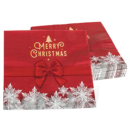 PARTY GO 40 Stück Servietten Weihnachten Weihnachtsservietten Winter 33 x 33cm Papierservietten - Perfekt für Weihnachten, Winter, Feiertage, Heiligabend Tischdekoration PARTY GO 40 Stück Servietten Weihnachten Weihnachtsservietten Winter 33 x 33cm Papierservietten - Perfekt für Weihnachten, Winter, Feiertage, Heiligabend Tischdekoration von PARTY GO