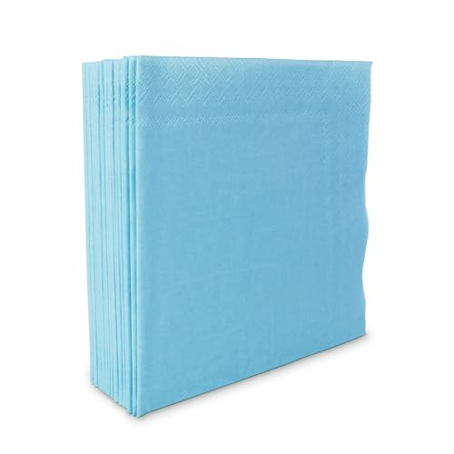 PARTY PARTY 40 Servietten Hellblau, 25x25 cm 3-lagig, FSC zertifizierte Cocktailservietten Blau für Geburtstag, Kindergeburtstag, Veranstaltungen PARTY PARTY 40 Servietten Hellblau, 25x25 cm 3-lagig, FSC zertifizierte Cocktailservietten Blau für Geburtstag, Kindergeburtstag, Veranstaltungen von PARTY PARTY