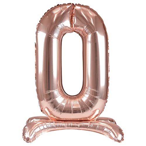 Party Time BLF3202-0-0070 Stehender Zahlen-Folienballon XXL Nr. 0, Rosa Party Time BLF3202-0-0070 Stehender Zahlen-Folienballon XXL Nr. 0, Rosa von PARTY TIME