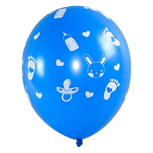 PARTY TIME KB2701 Luftballons für Babyshower-Party-Junge (5 STK.), Blau von PARTY TIME