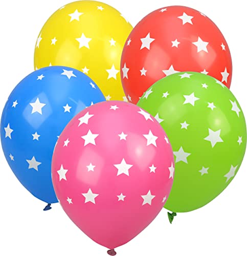 Party Time KB8519 Luftballons-Sternchen (5 STK.), Mehrfarbig von PARTY TIME