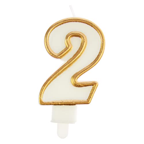 Party Time DS0088ZLO-2-9906 Zahlenkerze Nummer 2 Gold Party Time DS0088ZLO-2-9906 Zahlenkerze Nummer 2 Gold von PARTY TIME