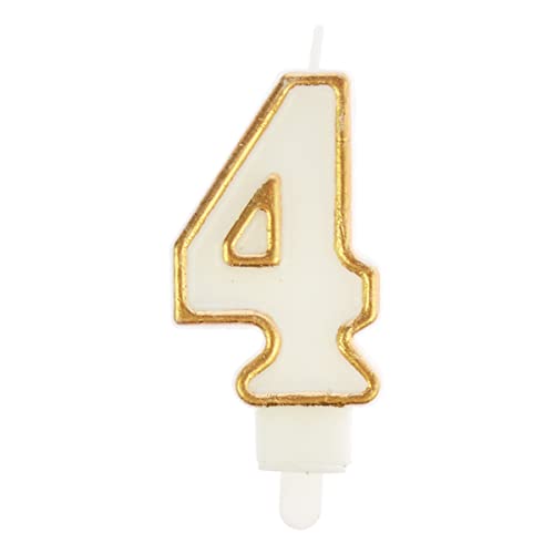Party Time DS0125ZLO-4-9906 Zahlenkerze Nummer 4 Gold Party Time DS0125ZLO-4-9906 Zahlenkerze Nummer 4 Gold von PARTY TIME