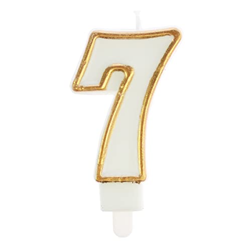 Party Time DS0187ZLO-7-9906 Zahlenkerze Nummer 7 Gold Party Time DS0187ZLO-7-9906 Zahlenkerze Nummer 7 Gold von PARTY TIME