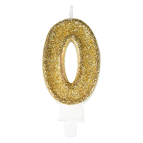 Party Time DS0231ZLO-0-0117 Goldende Zahlenkerze Premium Nr. 0, Goldenes Party Time DS0231ZLO-0-0117 Goldende Zahlenkerze Premium Nr. 0, Goldenes von PARTY TIME