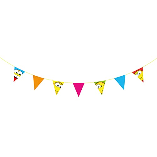 Party Time Girlande - Gesichter von PARTY TIME